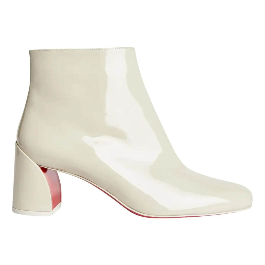 Christian Louboutin white bootie